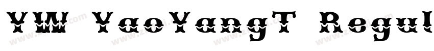 YW YaoYangT Regular字体转换